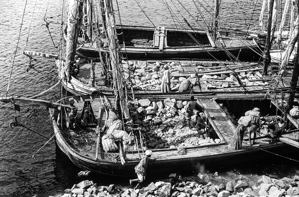 Carregadores de Pedras em Assuã, 1989